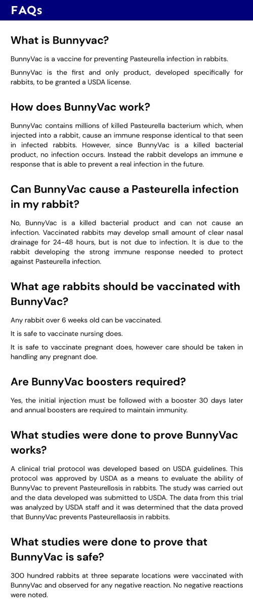 What is Bunnyvac